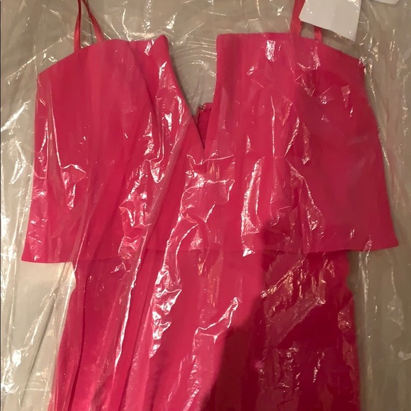 Bcbg strapless pink dress. Worn once to a wedding. - Picture 3 of 5